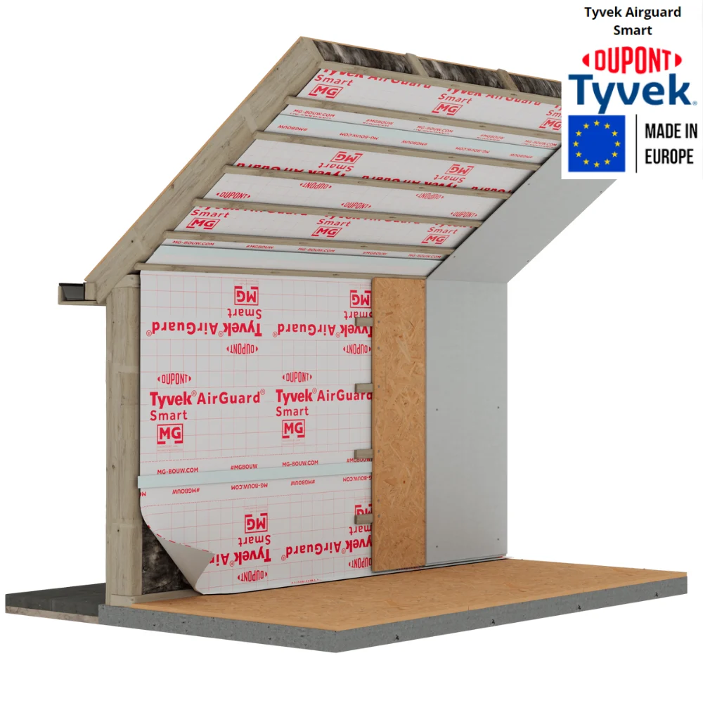 Tyvek® AirGuard Smart — переменная пароизоляция Sd 13 — 2
