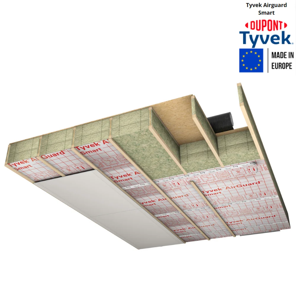 Tyvek® AirGuard Smart — переменная пароизоляция Sd 13 — 4
