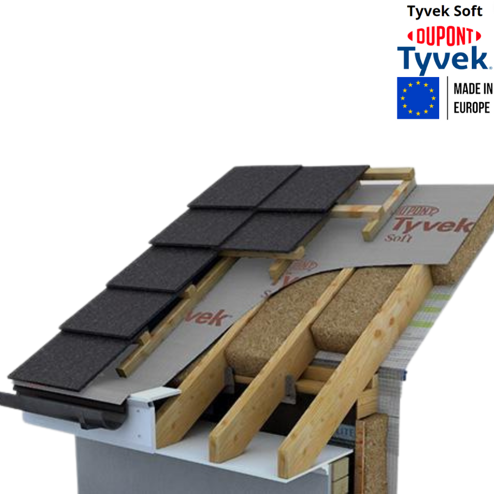 Tyvek® Soft — економна паропроникна мембрана 59 — 4