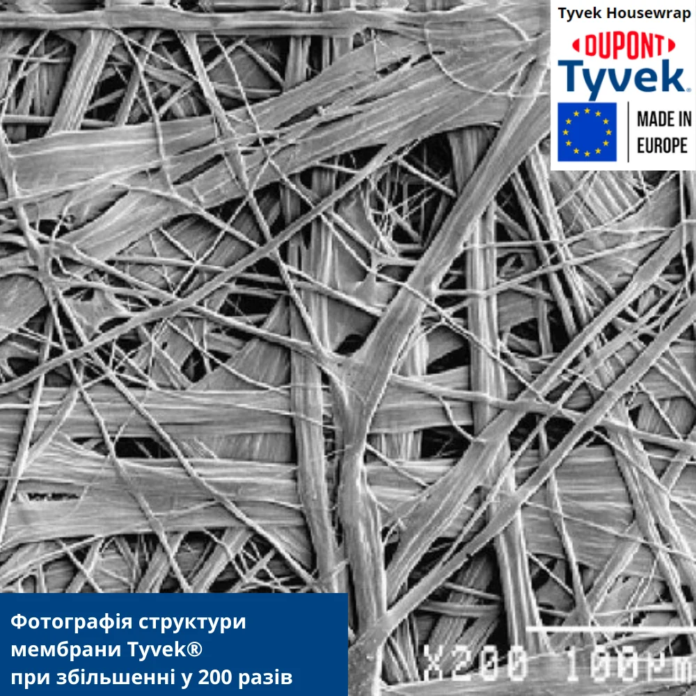 Tyvek® Soft — економна паропроникна мембрана 59 — 5