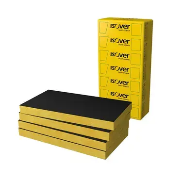 ISOVER Panel Plyta Plus — посилена плита з чорним вуалем для вентфасаду