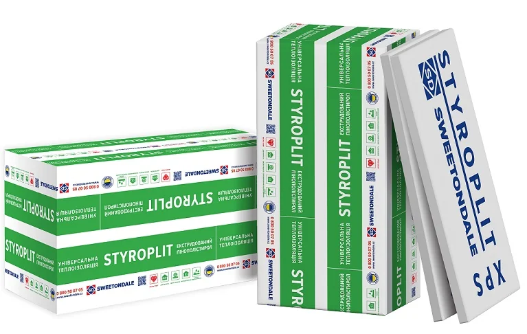 Sweetondale STYROPLIT — базовий XPS для побутового застосування