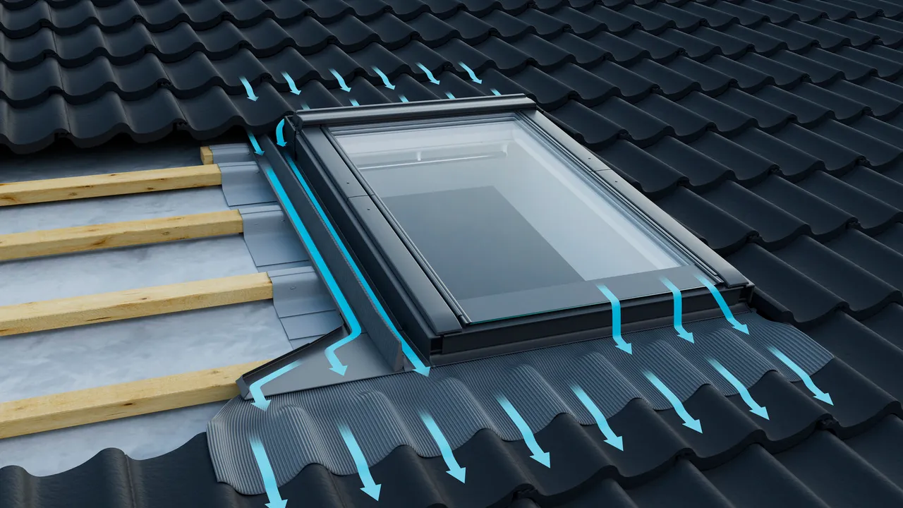 Комір VELUX EDG 2000 для вікна малих кутів покрівлі GBL 2015