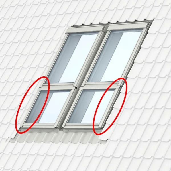 Комір VELUX ETW 2000 для з'єднання мансардного вікна з нижнім елементом GIL
