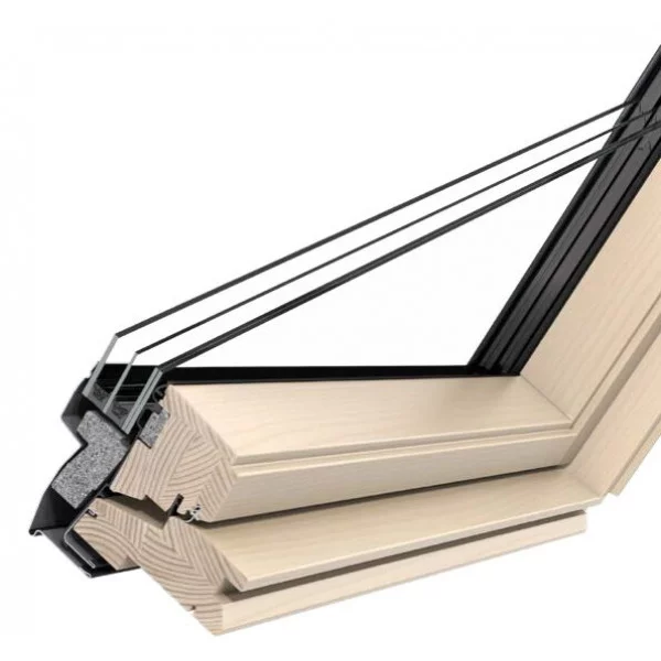 Мансардне вікно VELUX GNL 1064 (Premium, дерево/лак, панорамне)